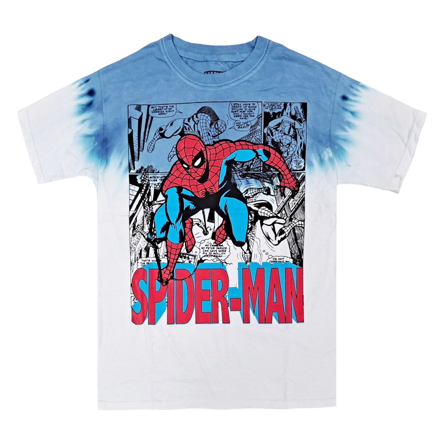 SPIDER MAN | MEN'S TEE| WHITE/BLUE |