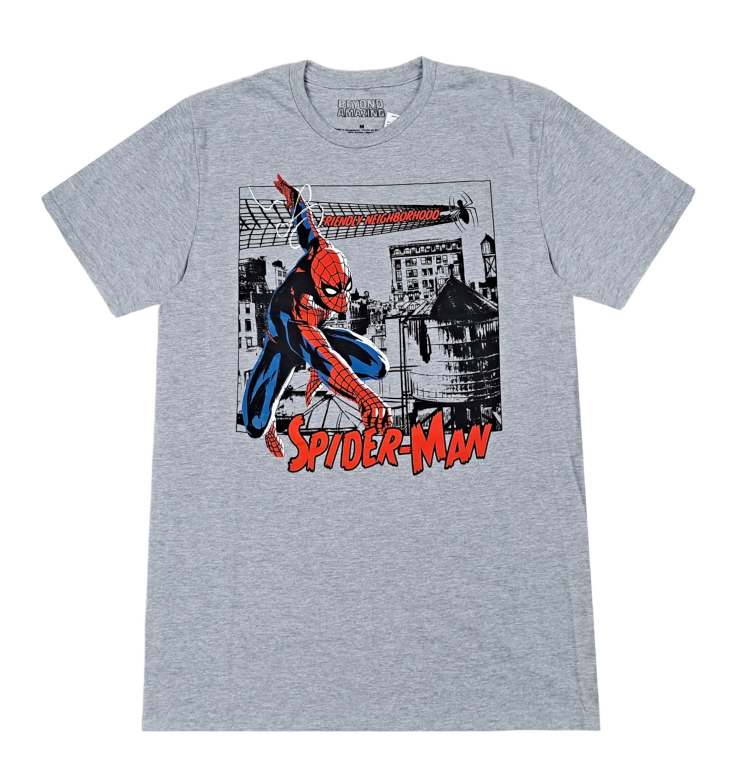 SPIDER MAN| MEN'S TEE | HEATHER GREY |