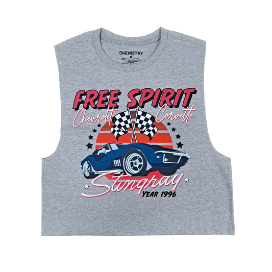 FREE SPIRIT | TANK TOP | HEATHER GREY