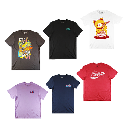 FOOD & DRINK ASSORTED | MEN'S TEE | ASSORTED PRINT |