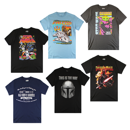 STAR WARS ASSORTED| MEN'S TEE| ASSORTED PRINTS|