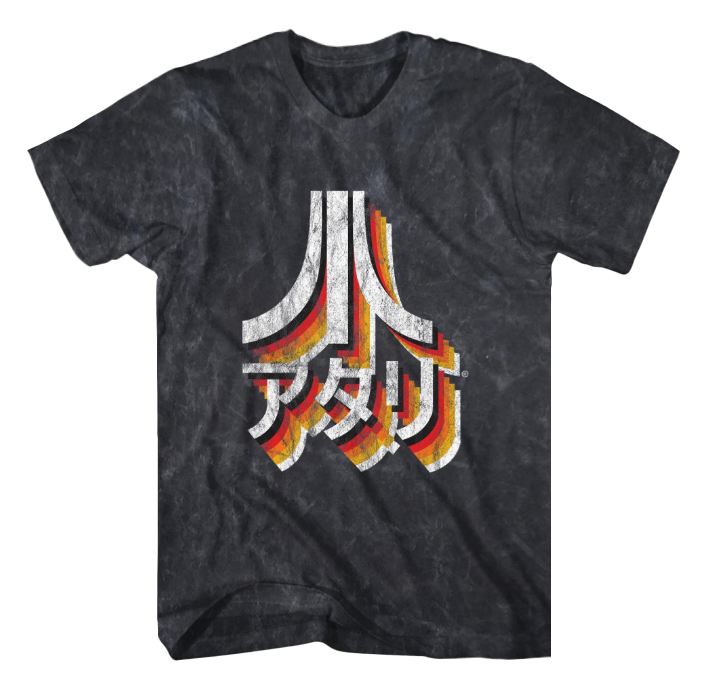 TS21420ARIU: ATARI |MEN'S TEE| BLACK MINERAL |