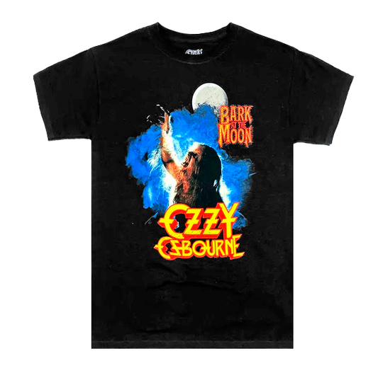 OZZ10023: BACK AT THE MOON| MEN'S TEE| BLACK|