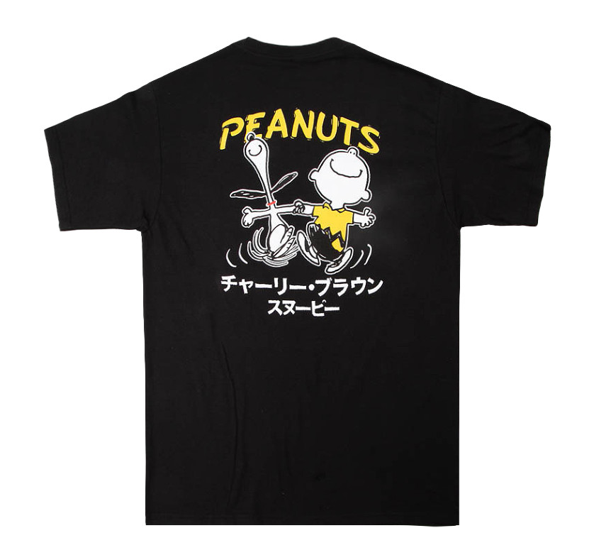 PEANUT : KANJI | MEN'S TEE | BLACK|