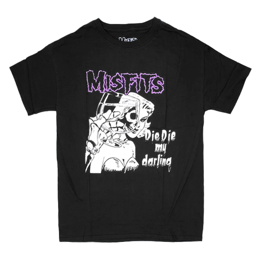 TS31055MSFU: MISFITS DIE DIE MY DARLING | MEN'S TEE | BLACK |