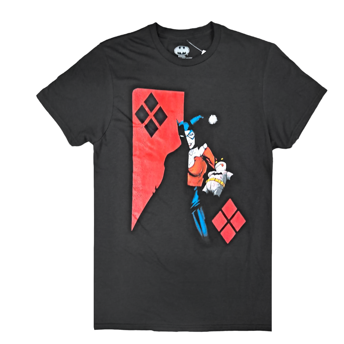 BATMAN: HALF N HALF | MEN'S TEE | BLACK |