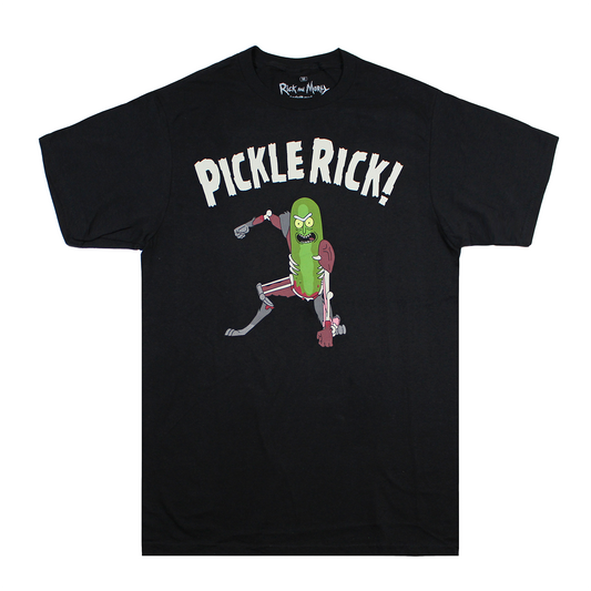 PICKLE RICK ! : RICK & MORTY | MEN'S TEE | BLACK