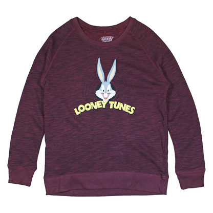 BUGS BUNNY : LOONEY TUNES | JR SWEATER |BURGUNDY |