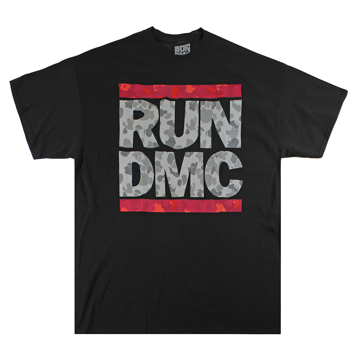 RUN DMC -| MEN'S TEE BIG & TALL| BLACK CAMO