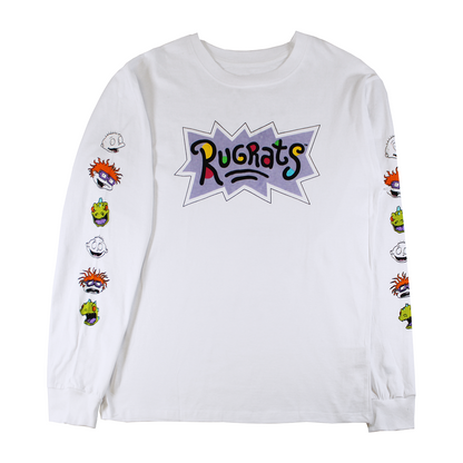 RUGRATS | MEN'S LONG SLEEVE | WHITE