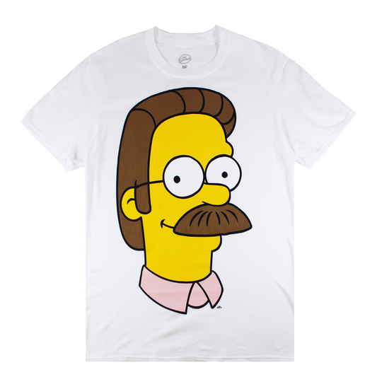 FLANDERS FACE : SIMPSON | MEN'S TEE | WHITE |