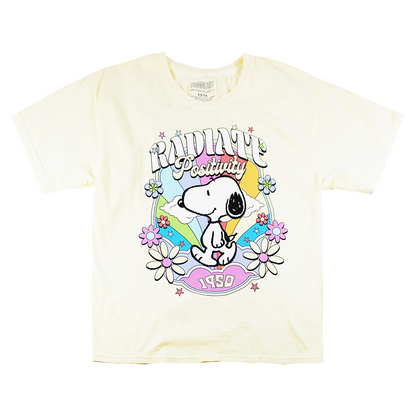 RADIATE POSITIVE : PEANUTS | GIRL'S TEE| YELLOW |