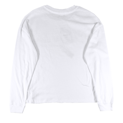 C' EST LA VIE | GIRL'S LONG SLEEVE | WHITE|