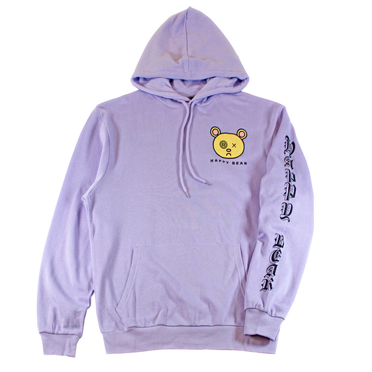 HAPPY BEAR | MEN'S HOODIE | LAVENDER