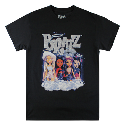 BRATZ TIME LINE EDITION| MEN'S TEE| BLACK