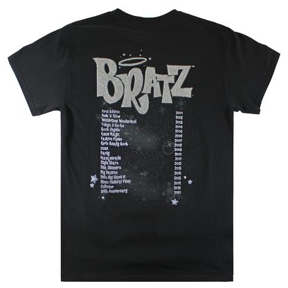 BRATZ TIME LINE EDITION| MEN'S TEE| BLACK