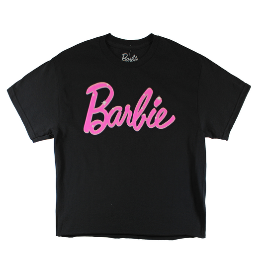 BARBIE | WOMEN'S CROP TOP | BLACK|