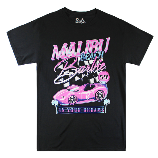 BARBIE MALIBU | MEN'S TEE| BLACK