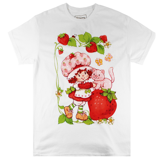 STRAWBERRY SHORTCAKE | MEN'S TEE| WHITE |