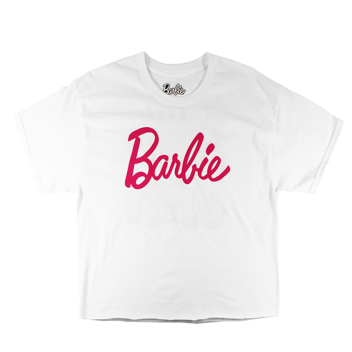 BARBIE LET'S ROLL | WOMEN'S CROP TOP | WHITE|