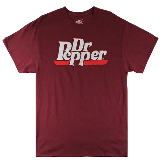 DR. PEPPER | MEN'S TEE | BURGUNDY |