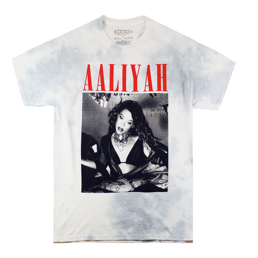 AALIYAH | MEN'S TEE| WHITE TIE DYE|