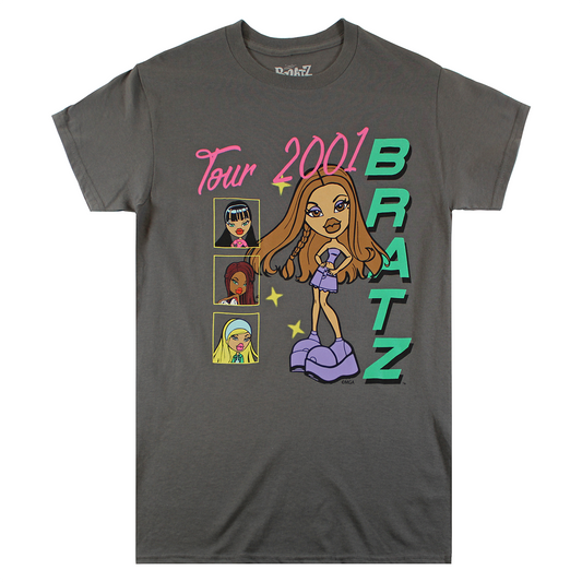 BRATZ TOUR 2001 | MEN'S TEE| CHARCOAL |