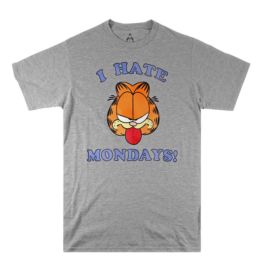 I HATE MONDAY! GARFIELD | MEN'S TEE| GRAY |