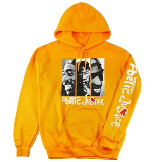 POETIC JUSTICE| MEN'S HOODIE| GOLD |