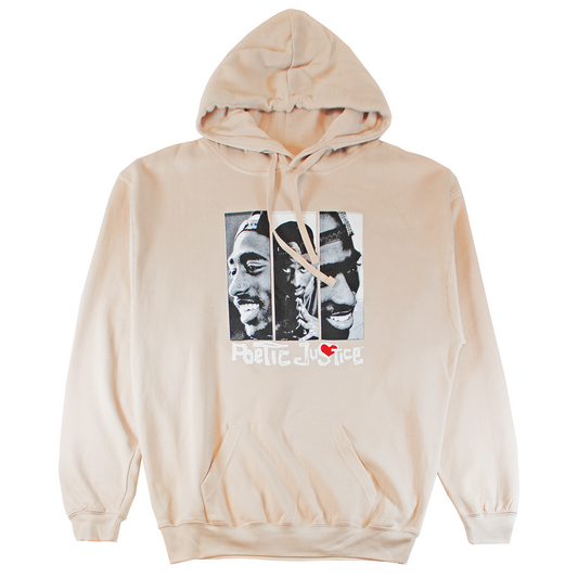 POETIC JUSTICE| MEN'S HOODIE | BEIGE|