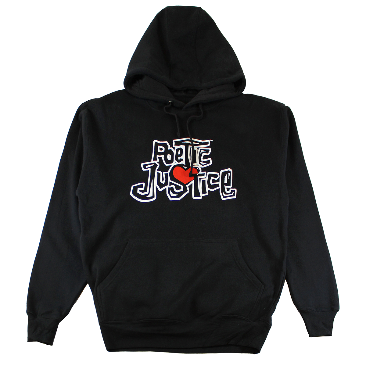 POETIC JUSTICE| MEN'S HOODIE| BLACK |