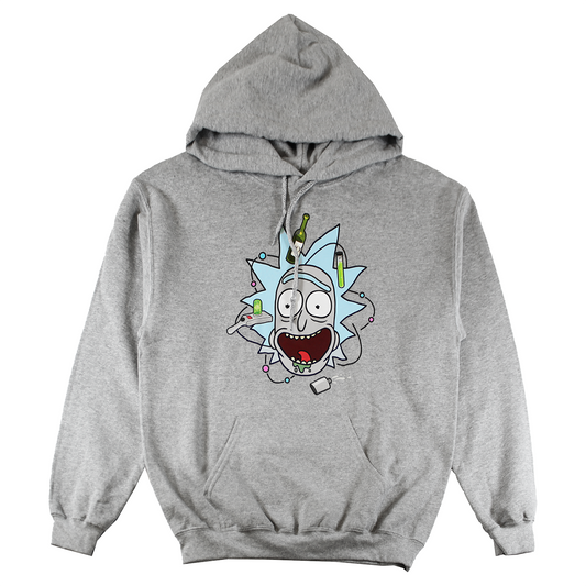 RICK & MORTY | MEN'S HOODIE | GREY |