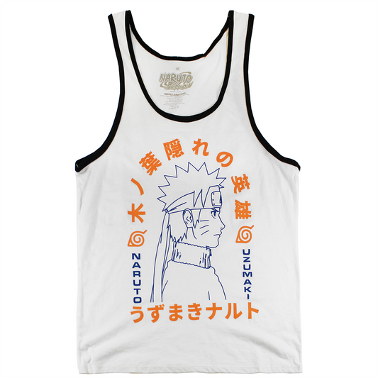 NARUTO | MEN'S TANK TOP | WHITE |