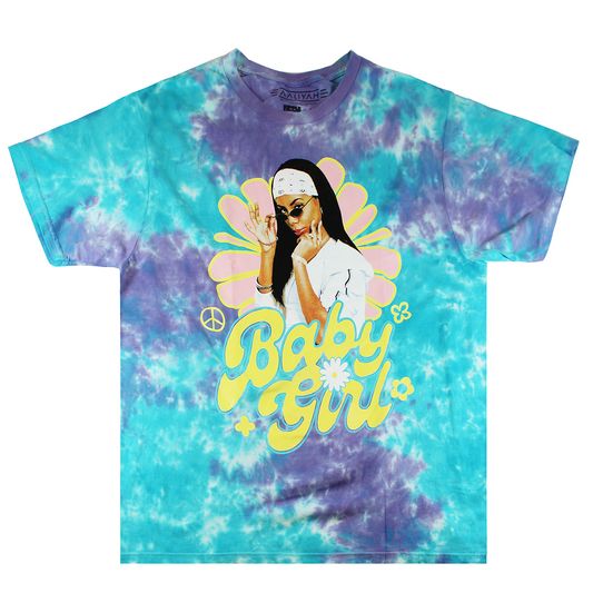 AALIYAH BABY GIRL | MEN'S TEE| TIE DYE |