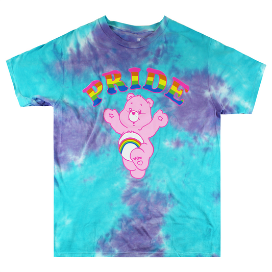 CARE BEARS RAINBOW | MEN'S TEE | CANDY TIE DYE |