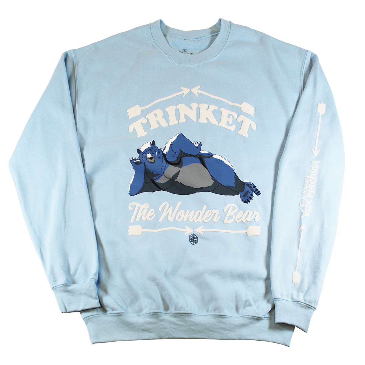 VXBW2047 THE LEGEND OF VOX MACHINA SWEATSHIRT | MEN'S SWEATER | LT BLUE|