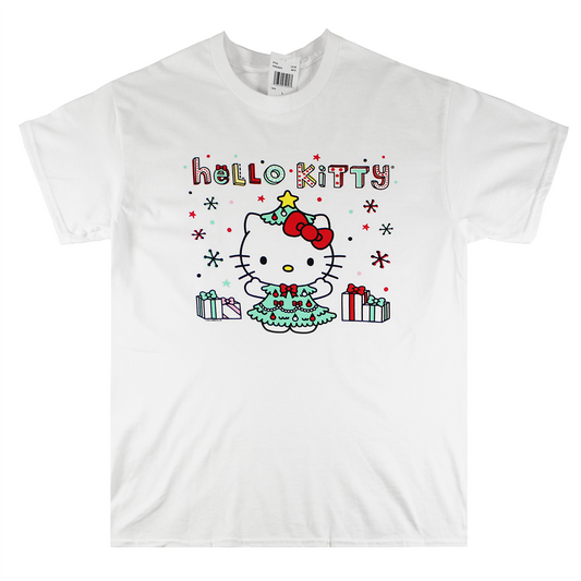 HELLO KITTY : CHRISTMAS | MEN'S TEE| WHITE |