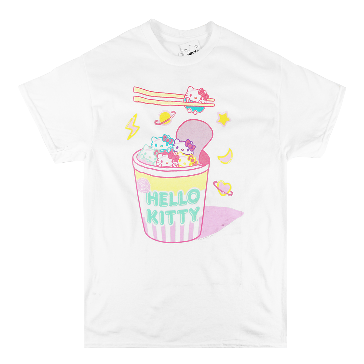 HELLO KITTY : CHOPSTICK |MEN'S TEE | WHITE |