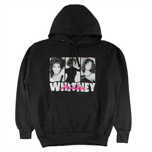 WHITNEY HOUSTON | MEN'S HOODIE | BLACK |