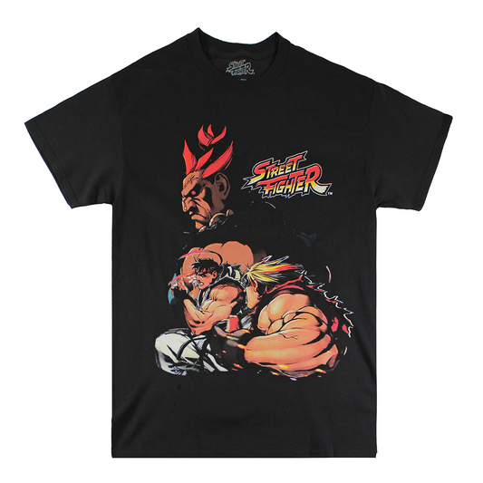 STREET FIGHTER | MEN'S TEE | BLACK |