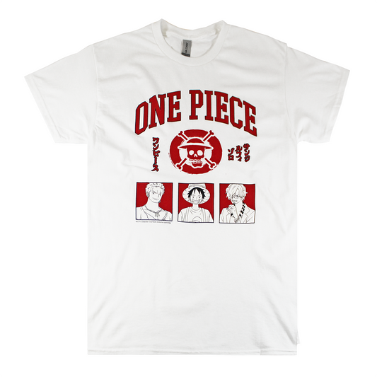 ONE PIECE | MEN'S TEE| WHITE