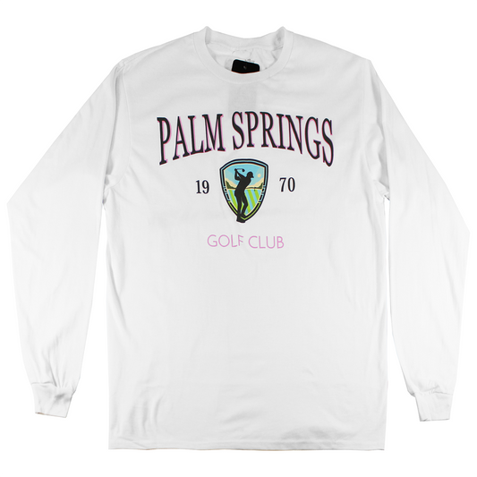 PALM SPRINGS | MEN'S LONG SLEEVE | WHITE |