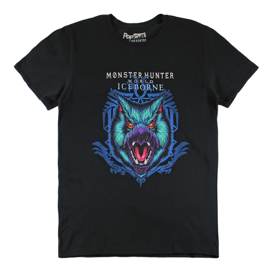 TS17517MHU: MONSTER HUNTER WOLF | MEN'S TEE| BLACK |