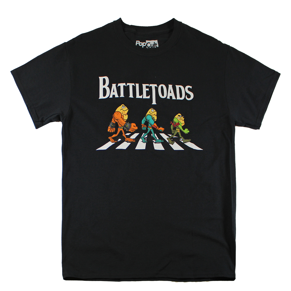 TS17264RARU: BATTLETOADS CROSSWALK | MEN'S TEE| BLACK |