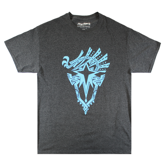 TS407808MHN: MONSTER HUNTER LOGO| MEN'S TEE| CHARCOAL |