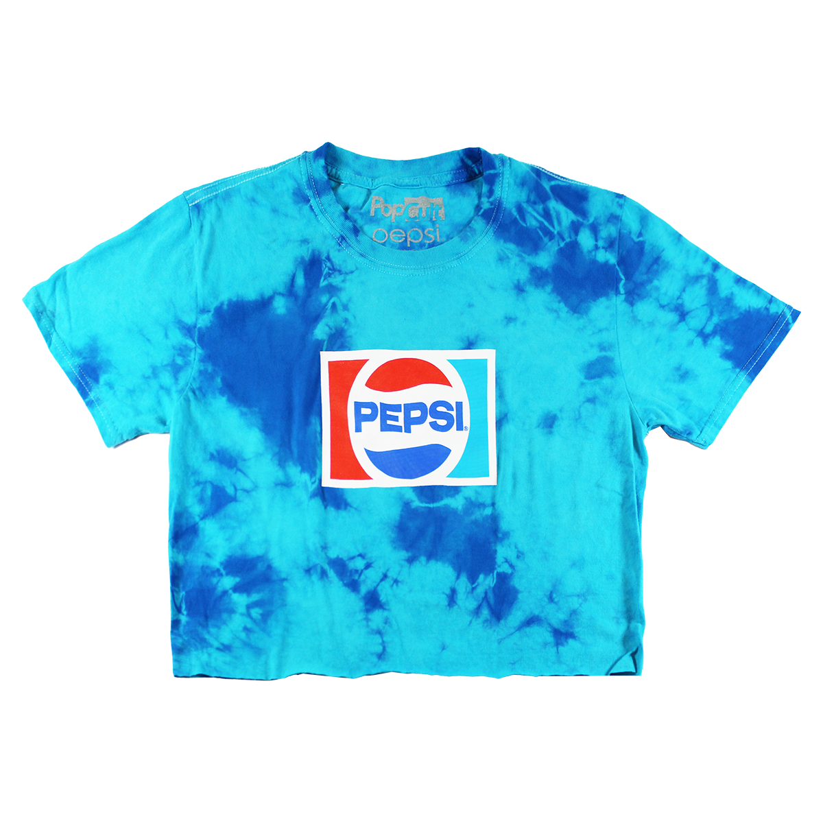 TS21030PEPW : PEPSI | WOMEN'S CROP TOP | BLUE WASHED |