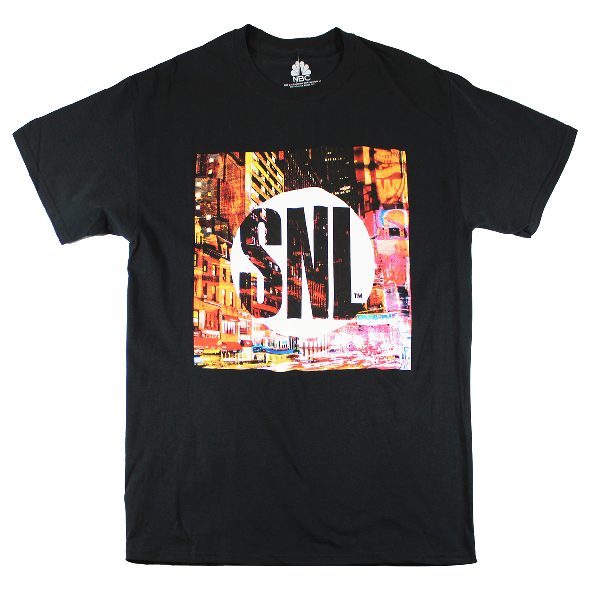 TS16838NBCUN :NBC SATURDAY NIGHT LIVE | MEN'S TEE| BLACK |