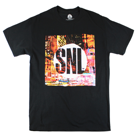 TS16838NBCUN :NBC SATURDAY NIGHT LIVE | MEN'S TEE| BLACK |