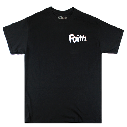 TS17787VALW: FAITH | MEN'S TEE | BLACK |