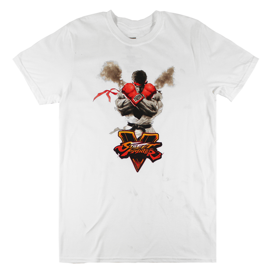 TS1786STUF: STREET FIGHTER RYU | MEN'S TEE | WHITE |